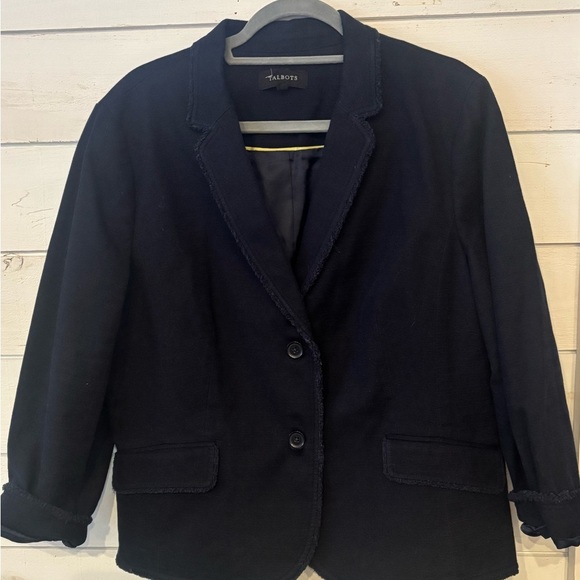 Talbots Women's Navy  Blazer in size 18 - Picture 2 of 11